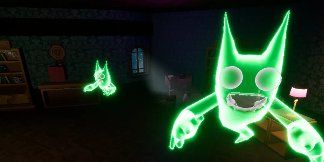 Haunted room environment